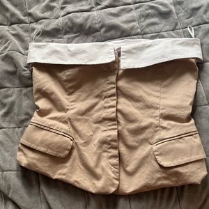 Zara Corset Blazer Top